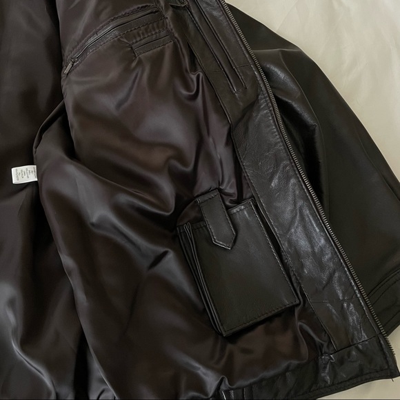 Brand new! Joseph and Feiss leather bomber jacket - Picture 5 of 7
